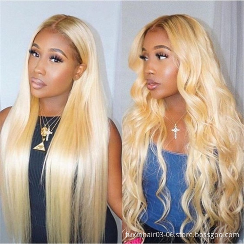 Fuxin human hair store from vietnam blonde straight double drawn vietnamese hair